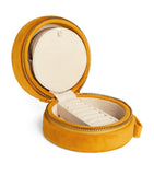 L'ATELIER NAWBAR Rebel Eye velvet-lined embroidered jewellery box with zip fastening, UK version