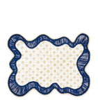 Aquazzura rectangular Baru placemat set of two, 44.5cm by 33.5cm - British product