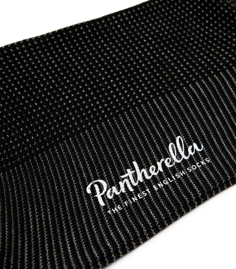 Pantherella pin dot socks, imported from the UK