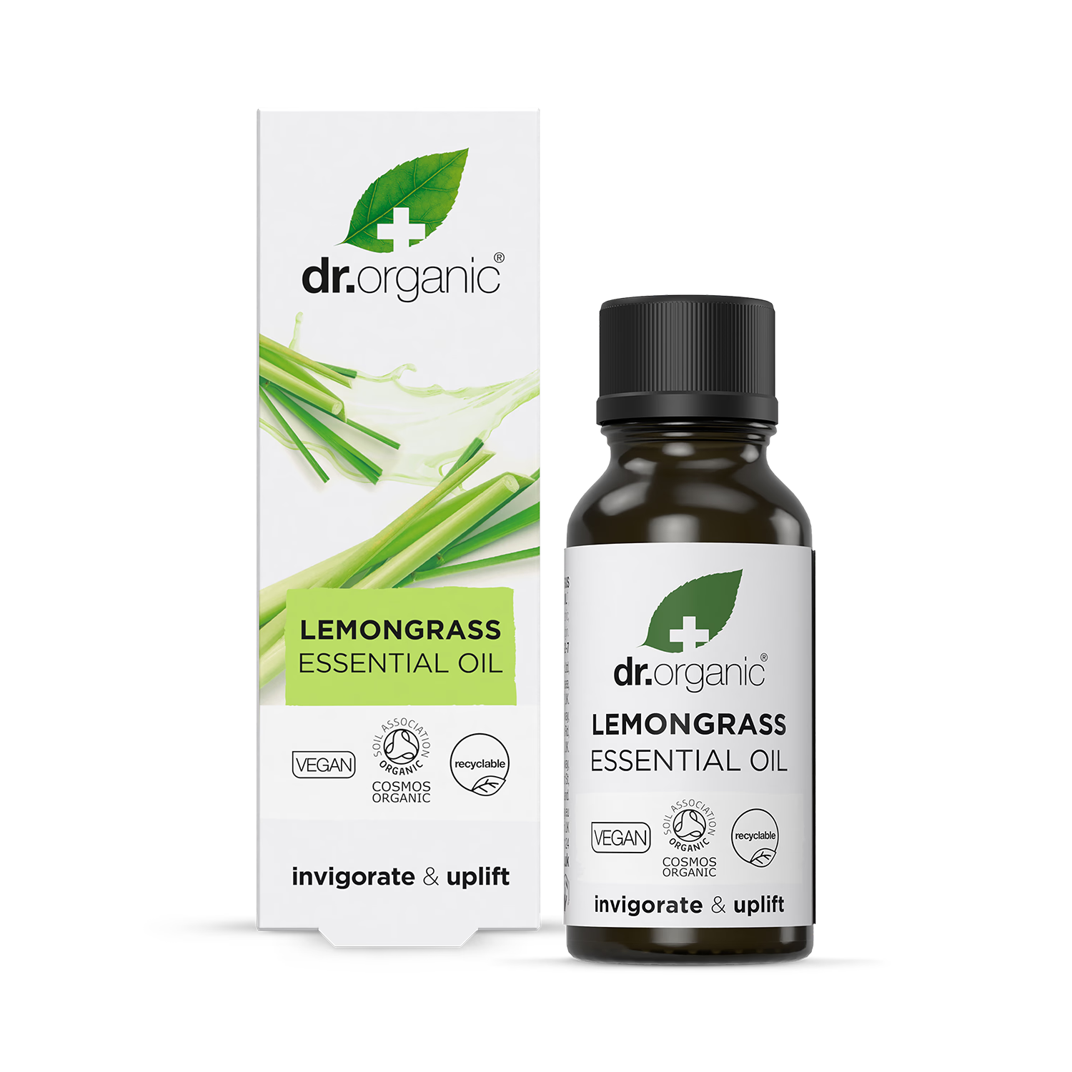 Dr Organic Lemongrass Pure Essential Oil 10ml - British product