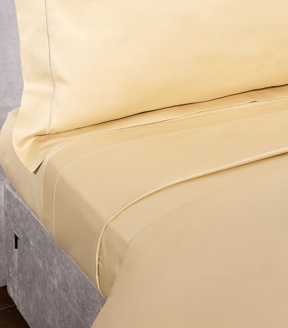 Celso De Lemos Bourdon super king flat sheet, 270cm by 300cm - British product