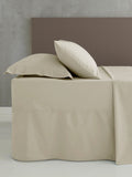 Catherine Lansfield cream percale valance bed sheet - British product
