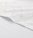 Yves Delorme Festons Super King Flat Sheet 270cm x 295cm (British brand)