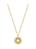 Estella Bartlett gold tone full sunburst necklace - British product