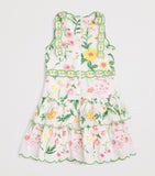 Marlo Cotton Embroidered Kaylee Dress 2-16 years, imported from the UK