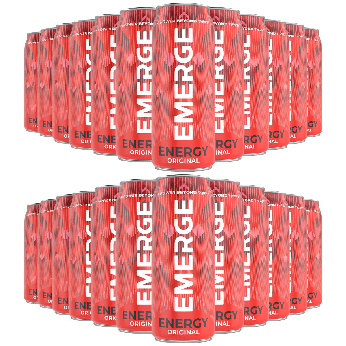 Emerge Mixed Fruit Flavour Energy Drink 24 x 250ml - British product