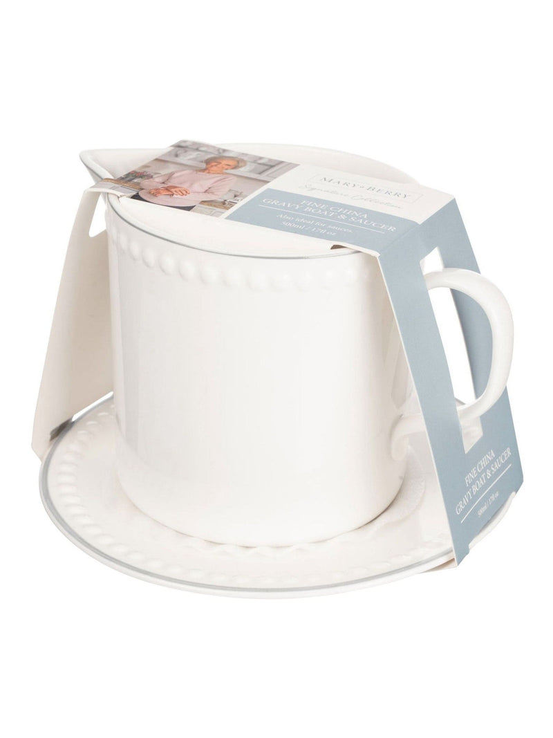 Mary Berry White Signature Gravy Boat And Saucer