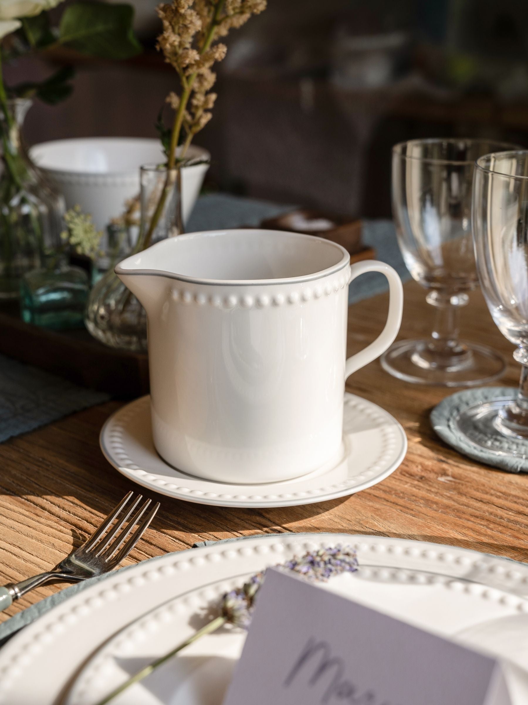 Mary Berry White Signature Gravy Boat And Saucer
