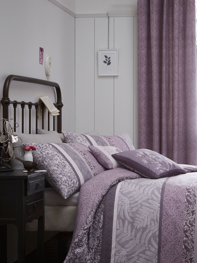 Dreams & Drapes Purple Hanworth duvet cover set - British product