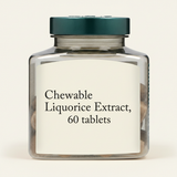 Holland & Barrett Chewable Liquorice 760mg 60 Tablets, imported from the UK