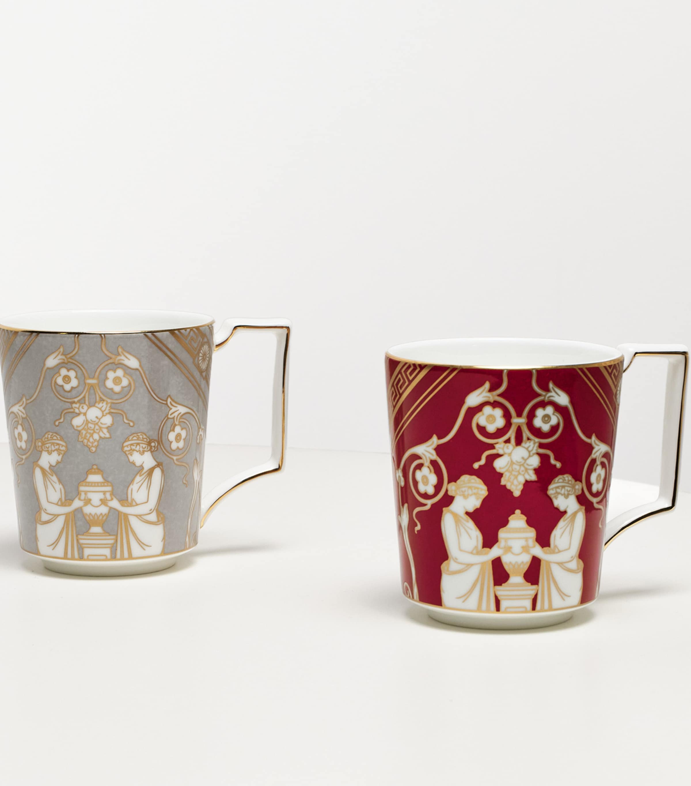 Wedgwood Valentine's Renaissance coffee mugs 300ml (British brand)