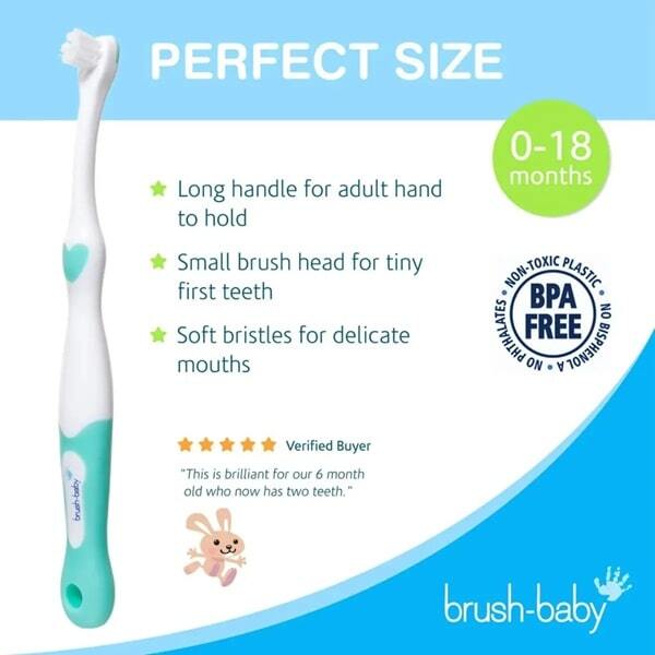 Brush Baby Toothbrush Pink Double Pack, Original UK version