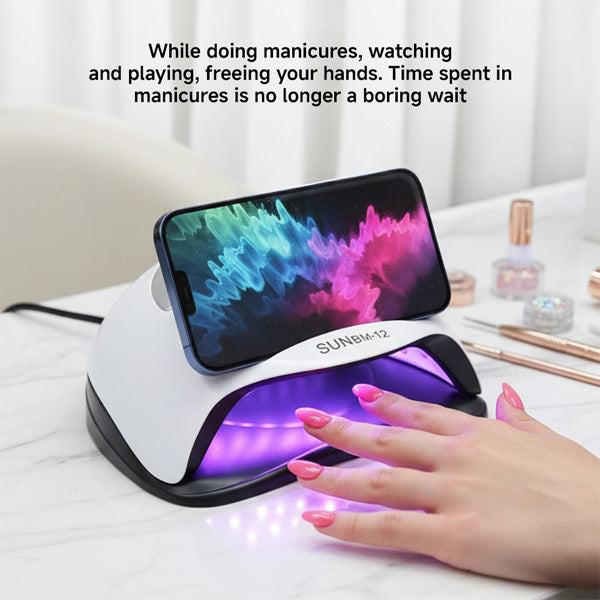 Livingandhome portable UV nail lamp white 300W, UK version