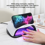 Livingandhome portable UV nail lamp white 300W, UK version