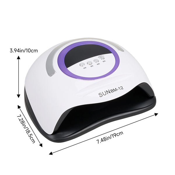 Livingandhome portable UV nail lamp white 300W, UK version