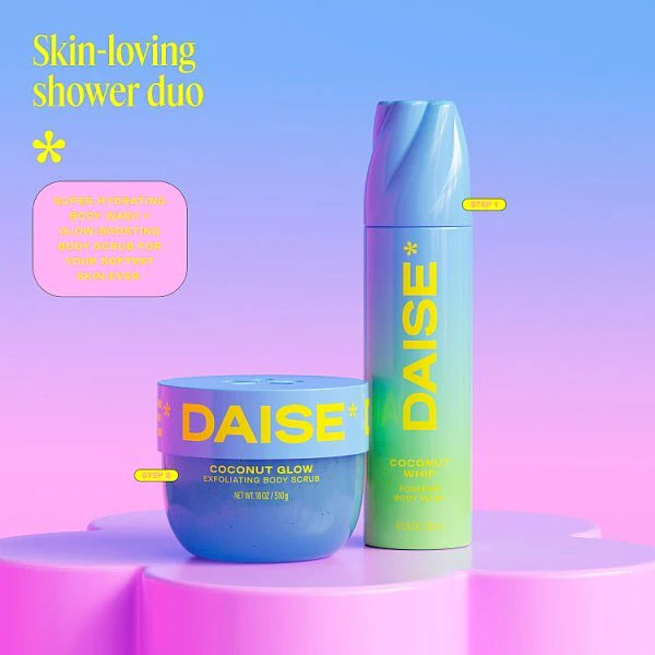 Daise Foaming Body Wash Coconut Whip 265ml - British product