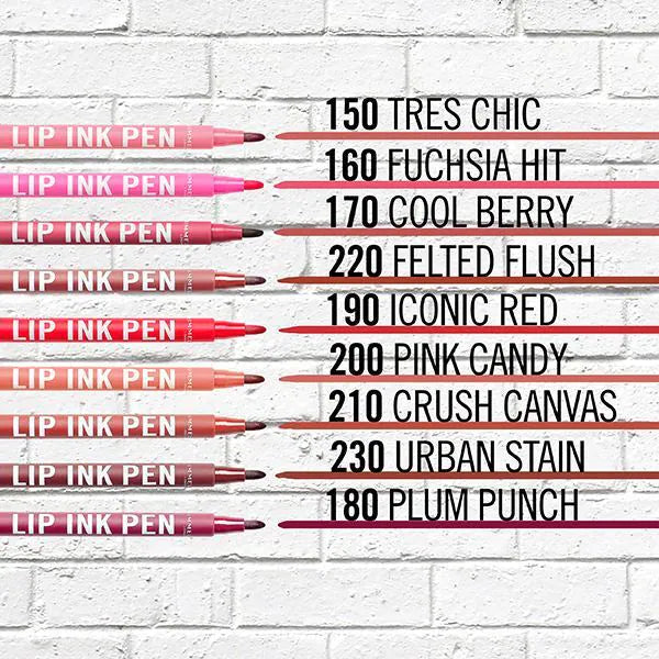 Rimmel Lip Ink Pen Plum Punch, imported from the UK