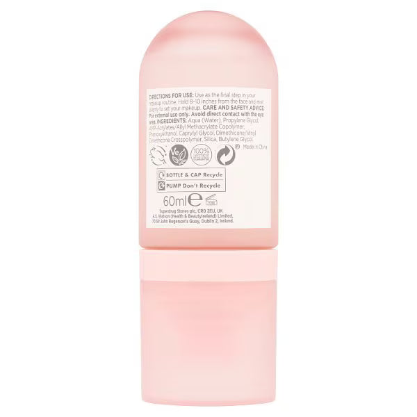 Setting Mist Matte Makeup Mini 60ml, imported from the UK