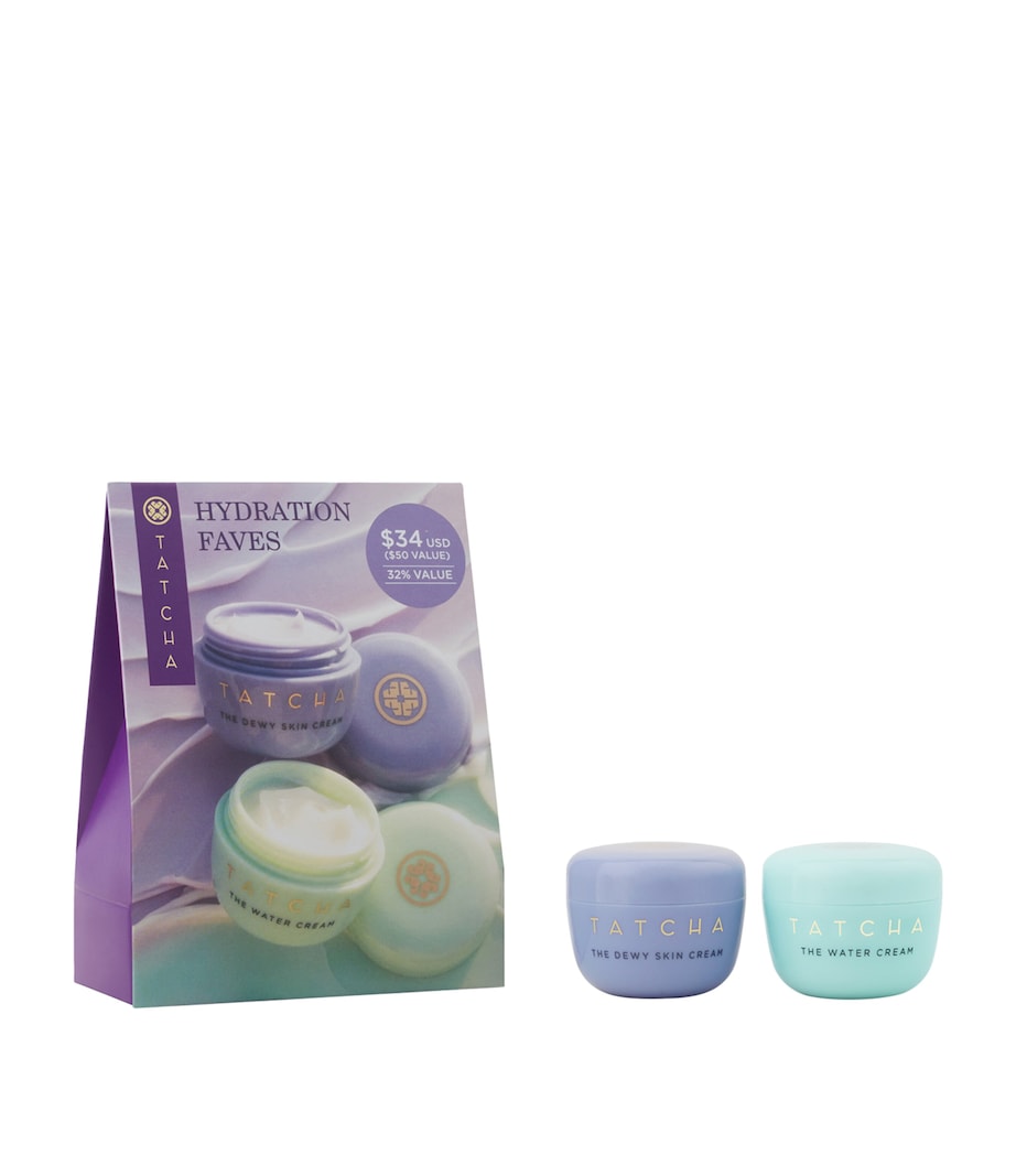 Tatcha moisturiser duo skincare set 2 x 15ml (British brand)