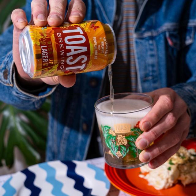 Toast Brewing Rise Up Lager   330ml GOODS M&S   