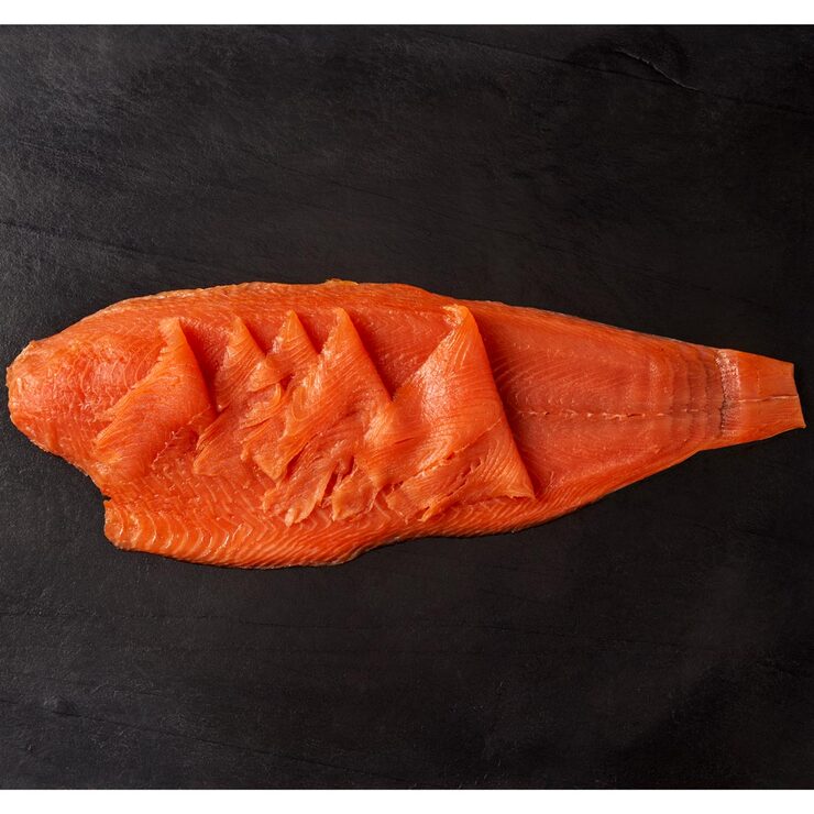 Goldstein Kosher For Passover Long Sliced Smoked Salmon Side 1kg
