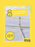 Snug White Deeply Dreamy Mattress Topper 10cm (British brand)
