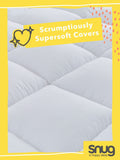 Snug White Deeply Dreamy Mattress Topper 10cm (British brand)