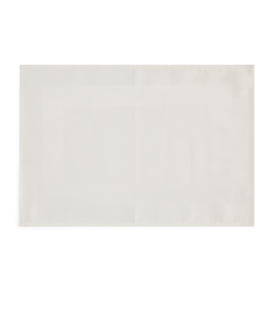 Thomas Ferguson Satin-Trim linen placemat (British brand)