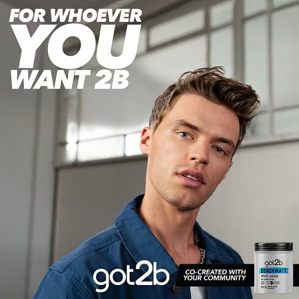 got2b Beach Matt Hair Styling Paste 100ml, UK version