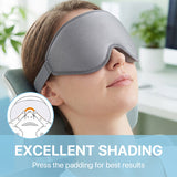 Livingandhome 3D Shading Sleep Mask, Solid Colour, UK version