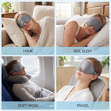 Livingandhome 3D Shading Sleep Mask, Solid Colour, UK version
