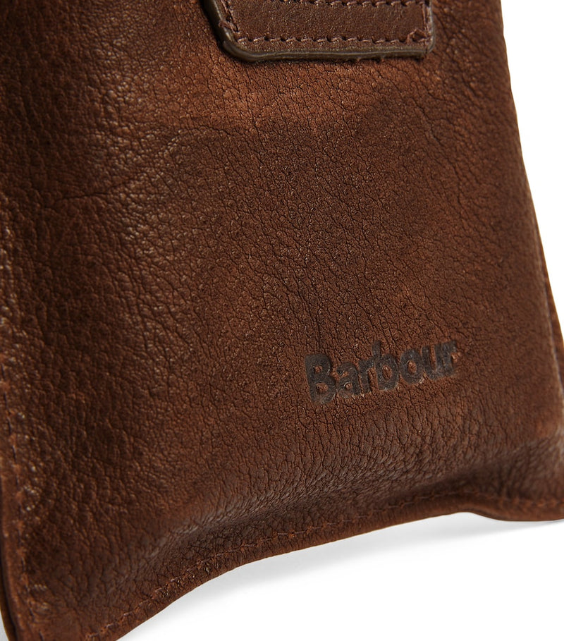 Barbour Leather Hip Flask (113ml)