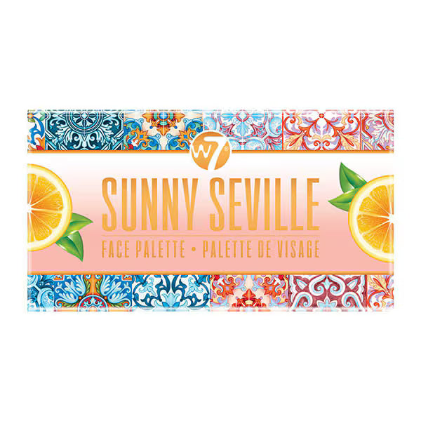 W7 Sunny Seville Face Palette 4g (British brand)