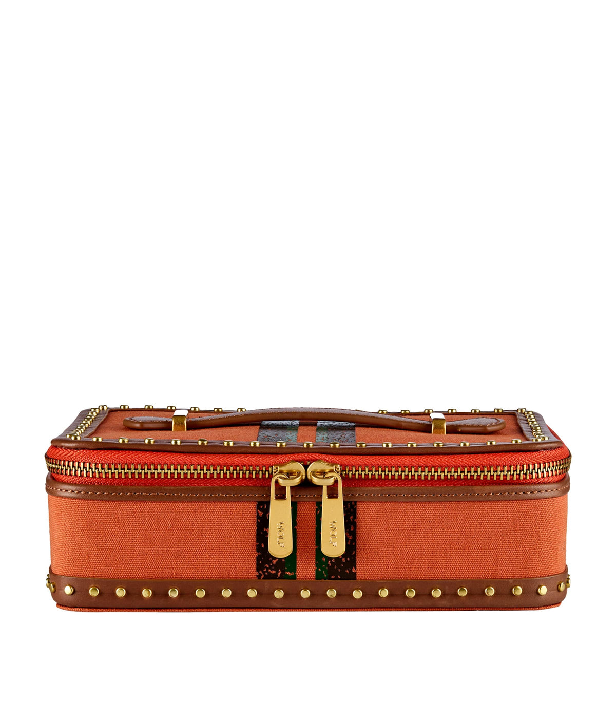 WOLF Ida Travel Zip Jewellery Case (British brand)