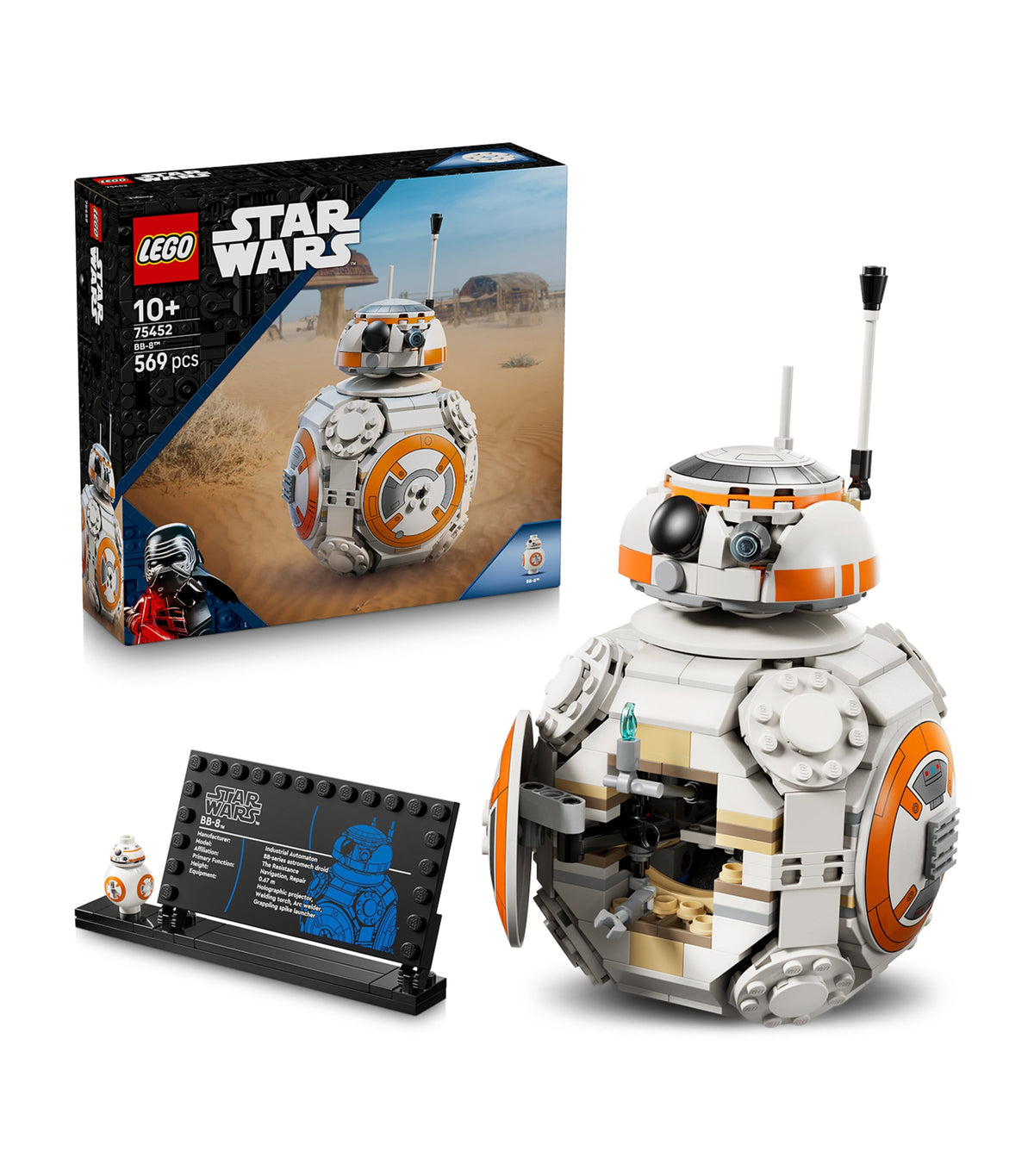 Lego Star Wars BB-8 Astromech Droid Figure building set, UK version