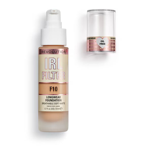 Revolution IRL Filter Longwear Foundation F10, imported from the UK