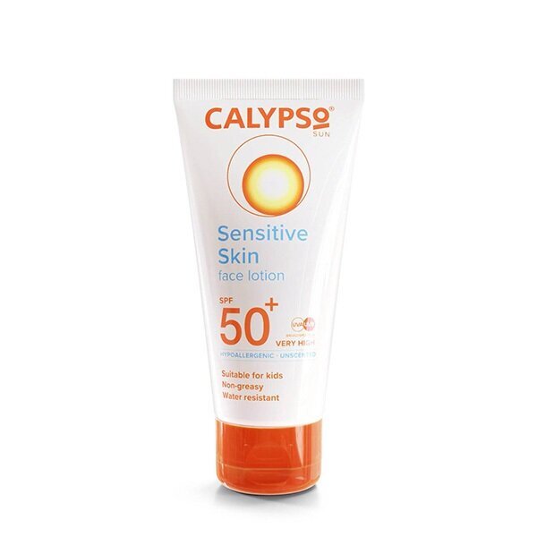 Calypso Sun Sensitive Skin Face Lotion 50ml SPF50+ - British product