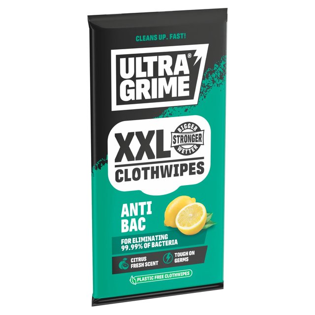 UltraGrime Anti-Bac XXL Clothwipes   20 per pack GOODS M&S   