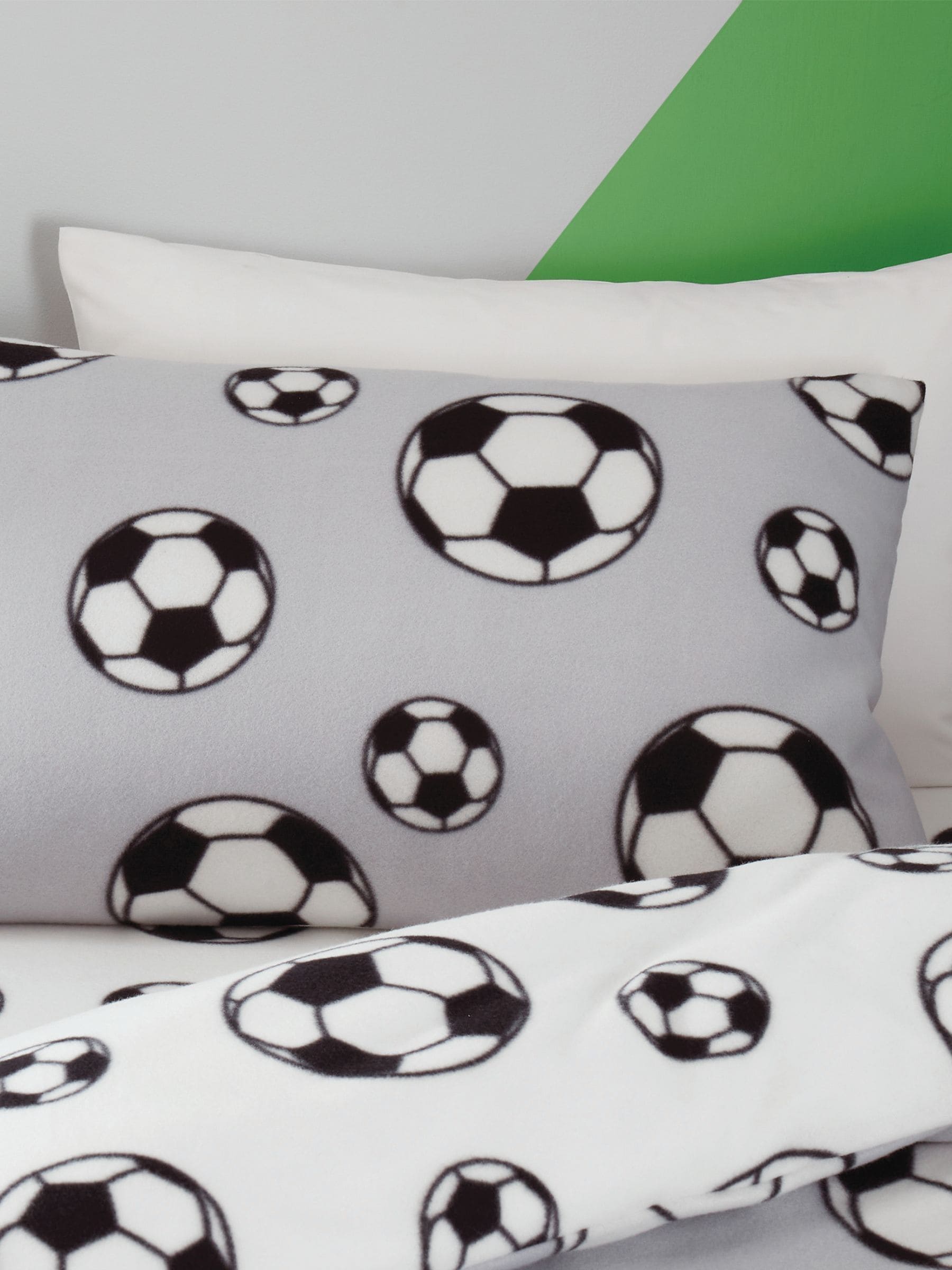Catherine Lansfield football fleece duvet cover set - British product