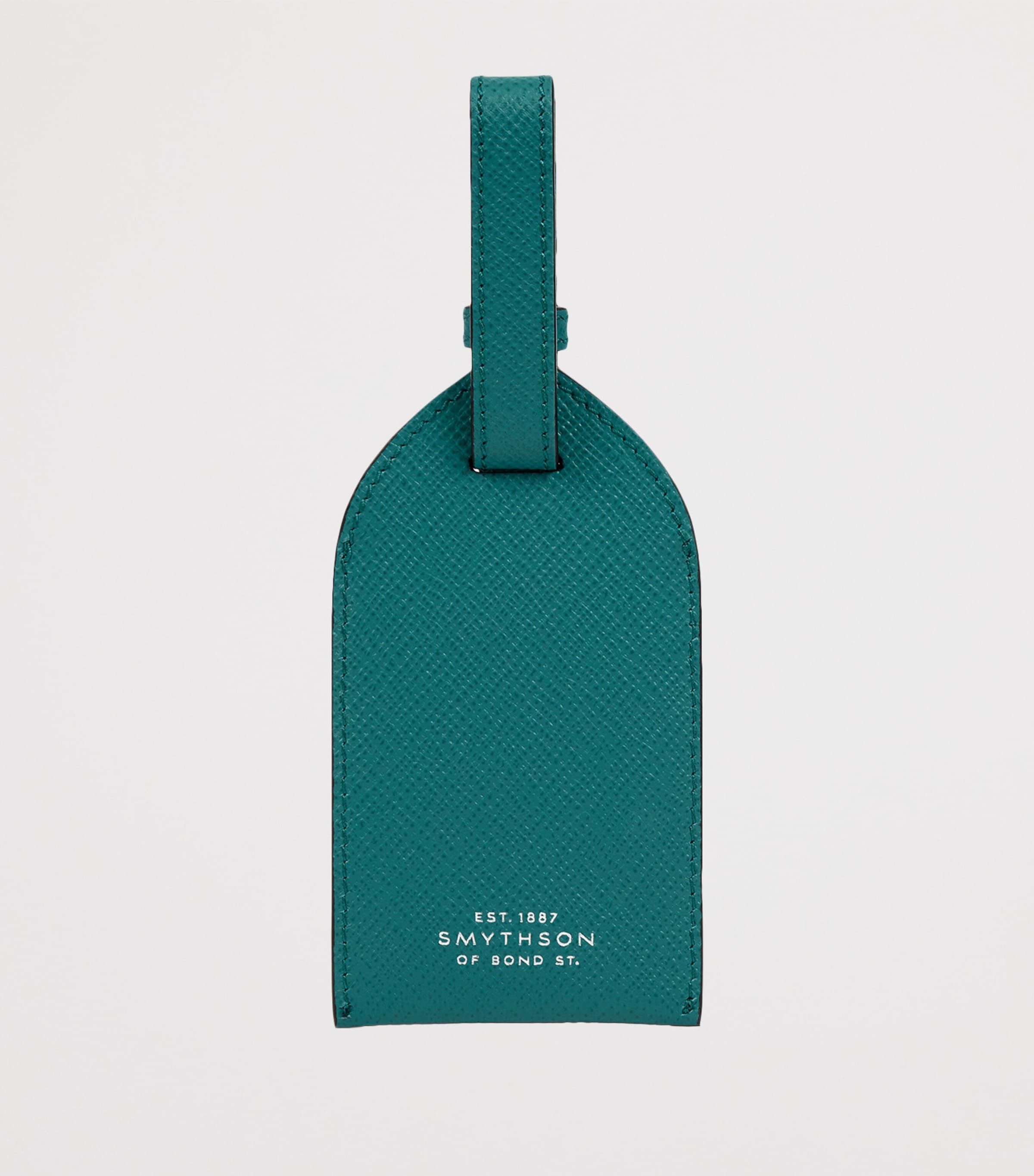 Smythson Panama leather luggage tag (British brand)