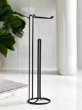 Black Wire Toilet Roll Holder 4-roll - British product