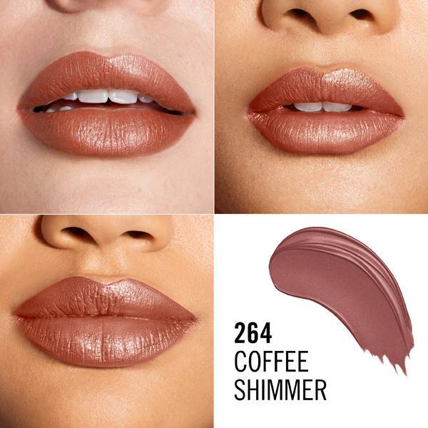 Rimmel Lasting Finish Lipstick Coffee Shimmer, imported from the UK