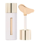 Vegan-Friendly Domed Makeup Brush for Liquid and Powder