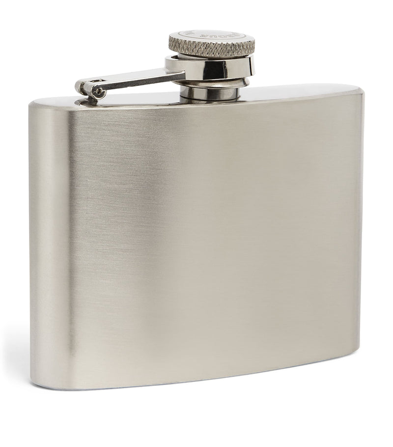 Barbour Leather Hip Flask (113ml)
