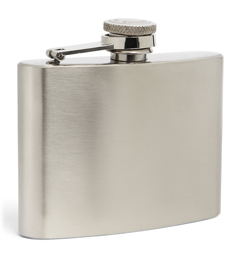 Barbour Leather Hip Flask (113ml)