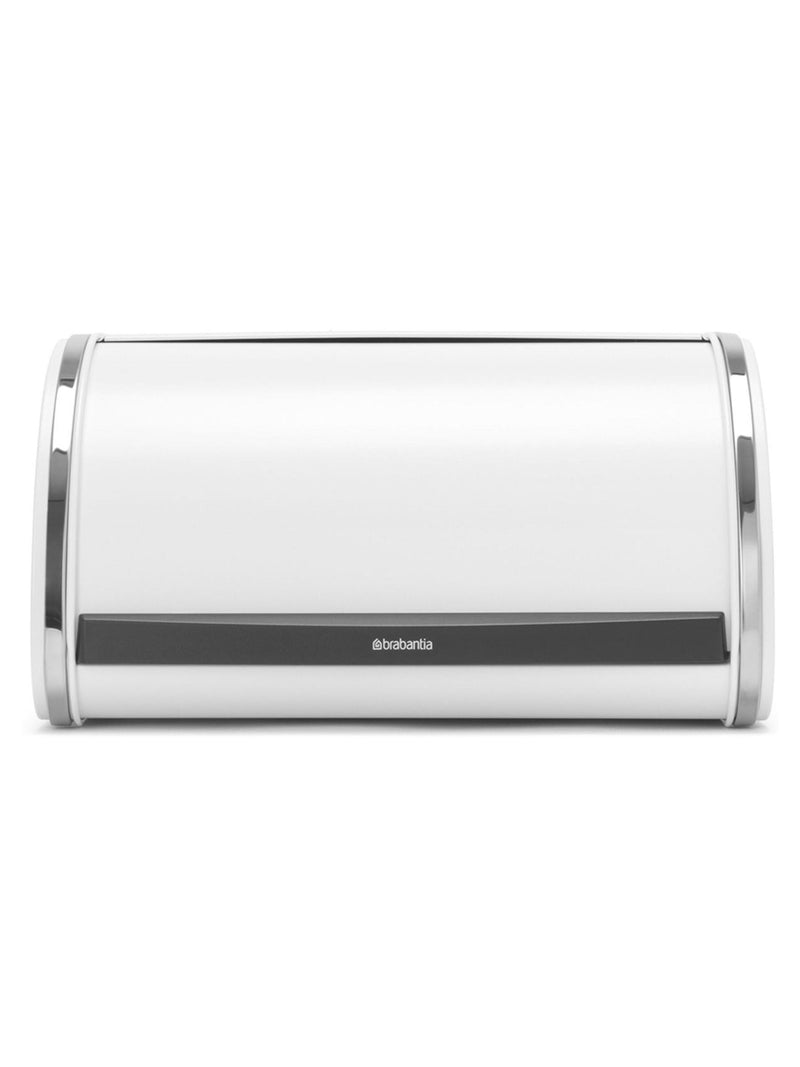 Brabantia White Roll Top Bread Bin Medium