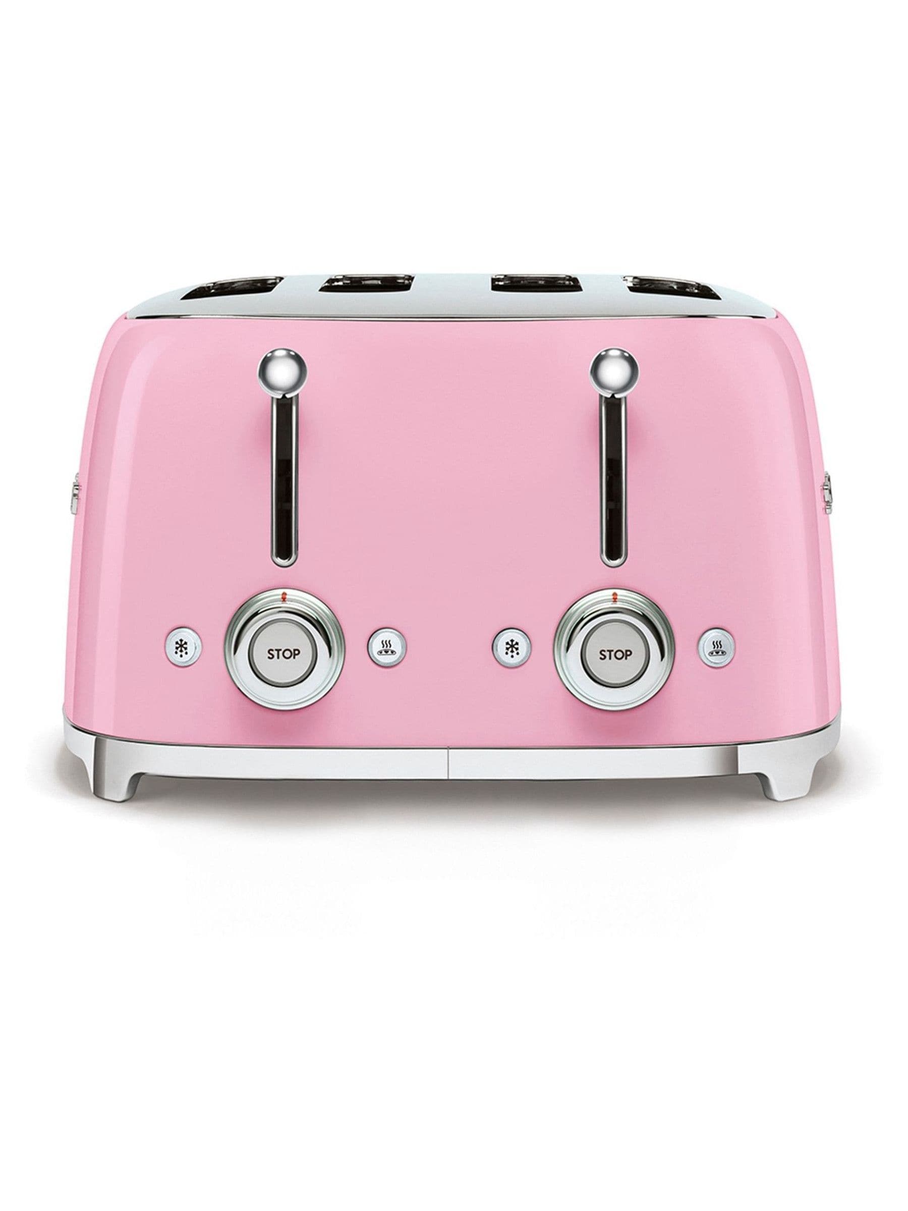 Smeg Pink 4 Slice Toaster (British brand)