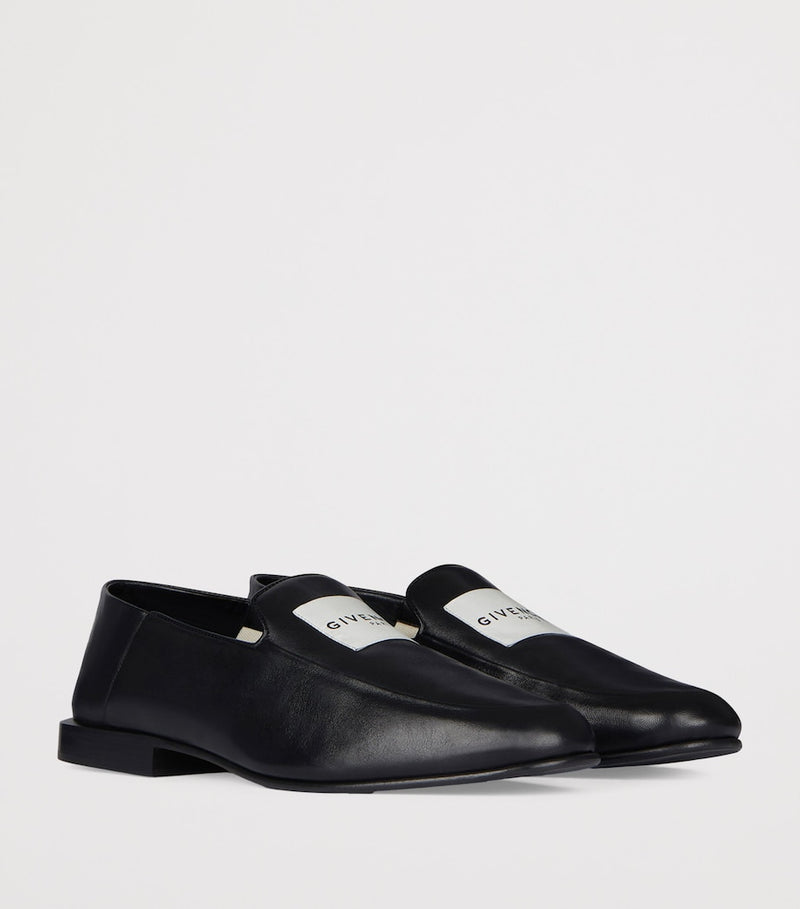 Givenchy lambskin logo loafers, UK version