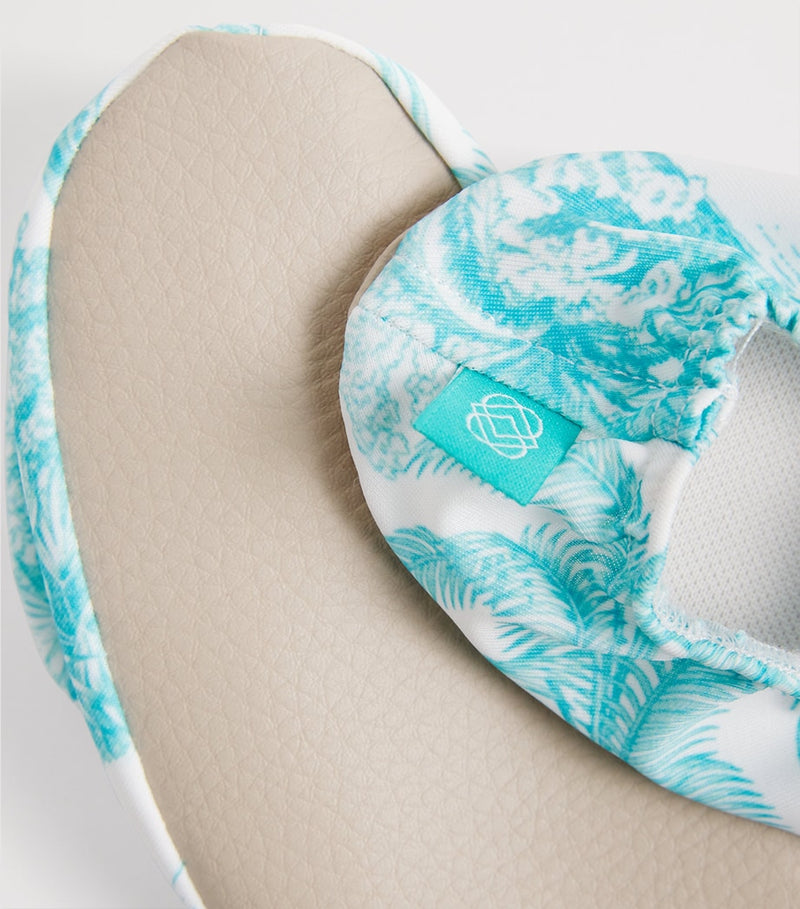 Marie Raxevsky jungle print beach shoes, imported from the UK