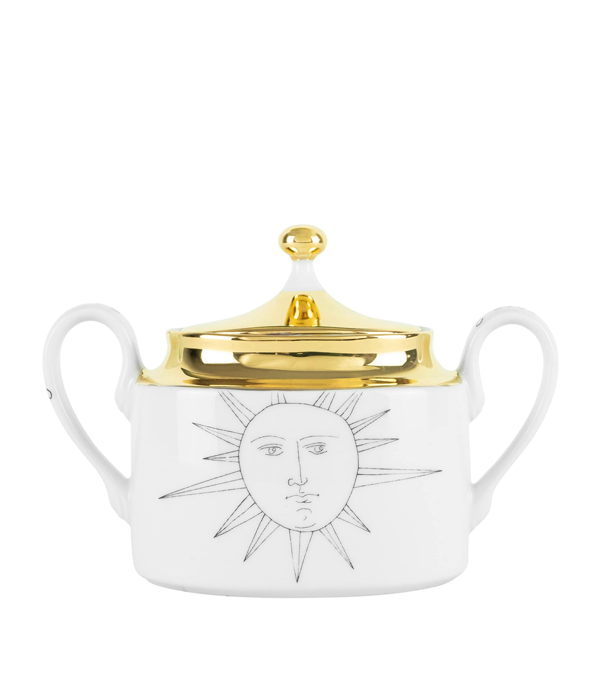 Fornasetti Solitario sugar bowl 10cm - British product